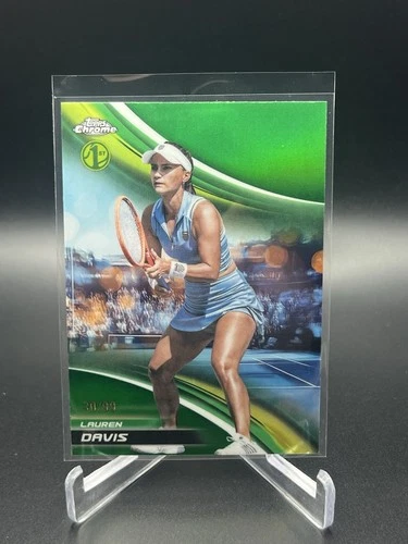 2025 Topps Chrome Tennis Green Refractor Lauren Davis #260