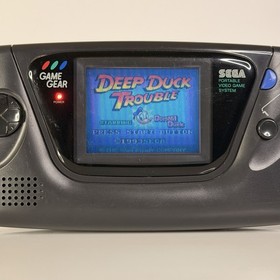 SEGA Game Gear Handheld Console System Black + 4 Games - BUNDLE ⚠️TESTED & WORKS