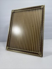 Vintage Gold Tone Metal 8  X 10  Picture Frame
