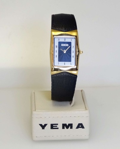 YEMA BY SEIKO TANK WATCH (YE 431) SMALL MENS OR WOMAN'S QUARTZ ULTRA THIN *RARE*