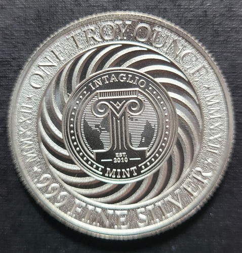 Talla 2022 Fortis Fortuna Adiuvat Strong Ones BU 1 OZ Plata Redondo de Autenticidad - Imagen 3 de 3