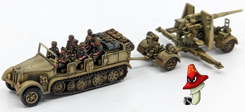 Victrix German 88 mm Pistole und Sd.Kfz.7 12 mm 1:144 Maßstab Zweiter Weltkrieg 1 x Anguss Set - Bild 8 von 24
