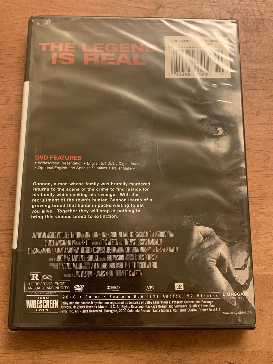 Hyenas (DVD, 2010) Brand New Sealed 31398133902| eBay