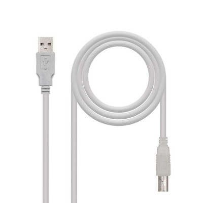 NANOCABLE USB Printer Cable Kompatibel Lexmark Xerox Brother 10.01.0102-BK 1m #2