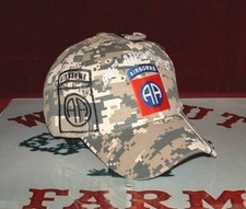 82nd Airborne All American Military Approved Digital Camouflage Embroidered Cap.