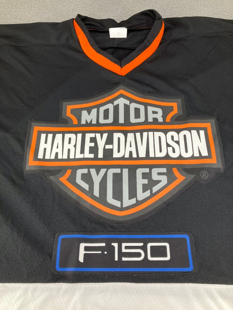 Vintage Harley Davidson Hockey Jersey Mens XL Black Stitched Vintage Harley Davidson Hockey Jersey Mens XL Black Stitched