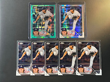 Gerrit Cole  2023 Topps Chrome Aqua Lava Refractor #/199, Hyper Prism & 5x Base