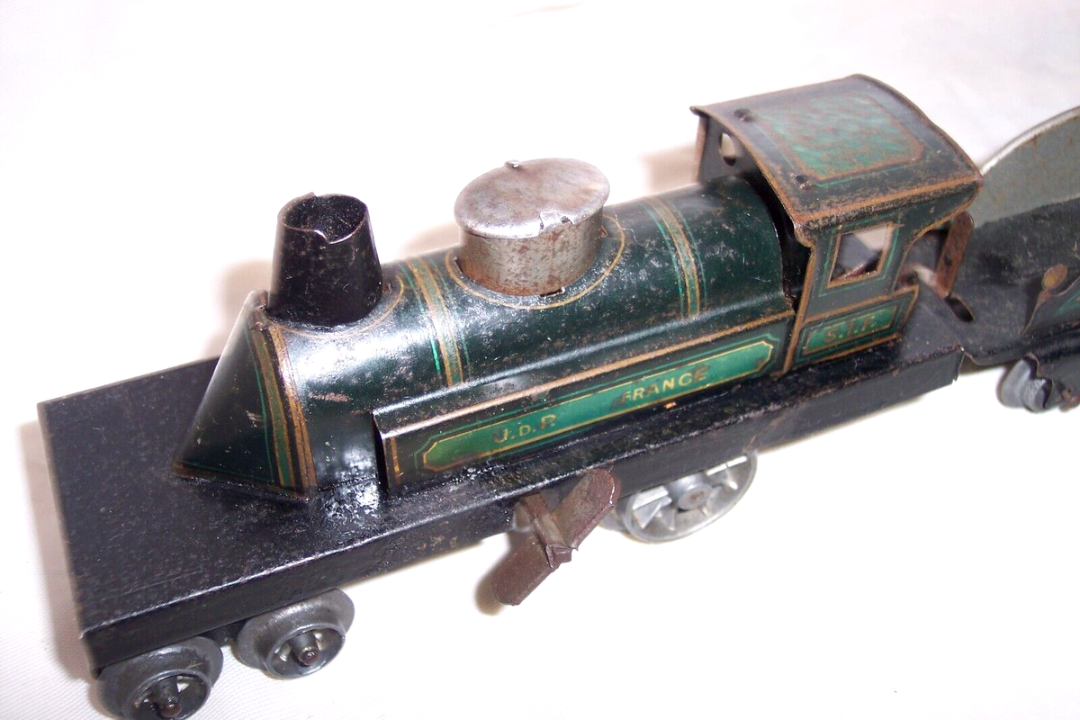 JOUET ANCIEN : Train mecanique JEP echelle 0 avec rails Avec Clé Fonctionne EUR 65,00 - FR