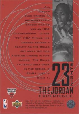 1997 Upper Deck 23 Nights The Jordan Experience - Michael Jordan