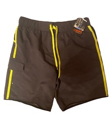 Laguna Originals Black/Yellow Swim Trunks Size L