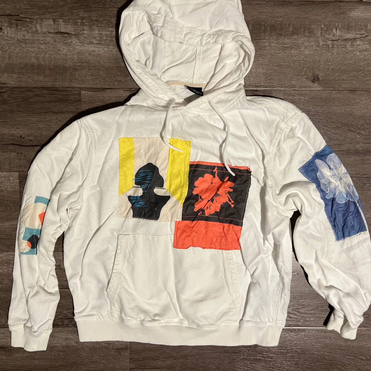 Zara white on sale hoodie