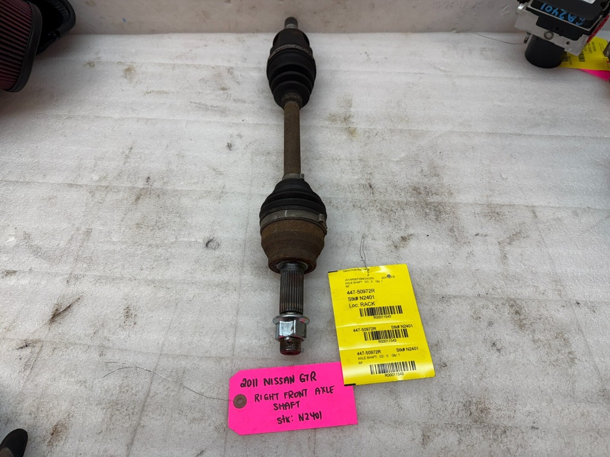 11 NISSAN GTR R35 OEM VR38 OEM RIGHT FRONT CV SHAFT AXLE