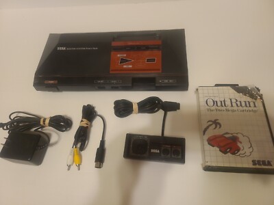 Sega Master System Console With Out Run 3025 Power Supply 1 Controller