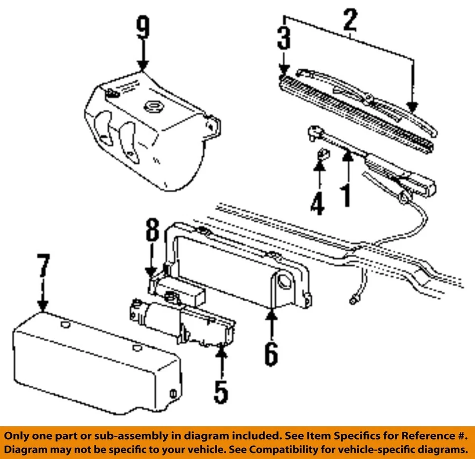 Used Deck Lid fits: 1996 Gmc Suburban 2500 upper w/wiper w/privacy tint glass he Foto 2 de 4