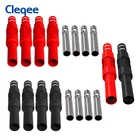 Insulated Safety Shrouded 4mm Banana Female Jack Socket Solder DIY Connectors