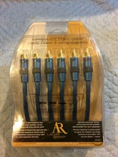 NEW - Acoustic Research AP091 6 Ft. Component Video Cable