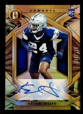 2021 Panini Gold Standard Kelvin Joseph #166 FOOTBALL Dallas Cowboys /199 RC,AU