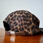 Chapeau de camp 5 panneaux sergé coton léopard SUPREME vintage S/S