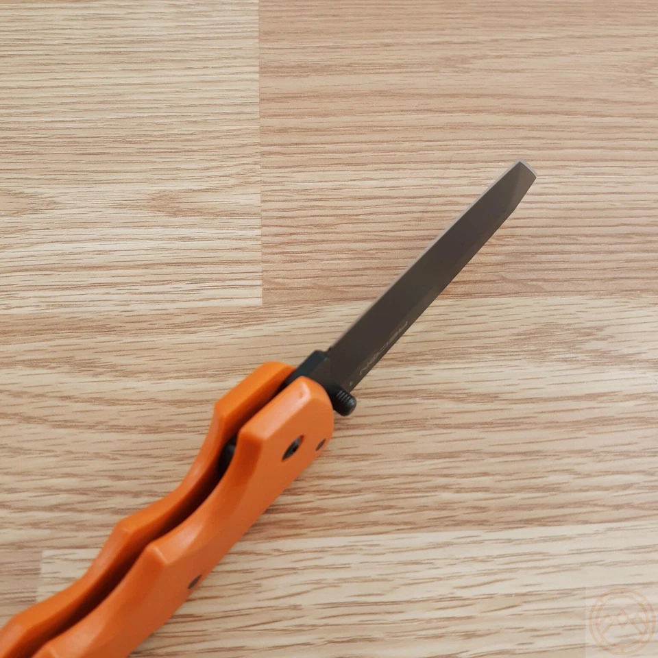 Faca dobrável Cold Steel Recon 1 4,0" S35VN lâmina de aço Tanto, cabo laranja G10 - Imagem 4 de 4