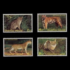 Thailandia (1998) - Set Gatti Selvatici MNH