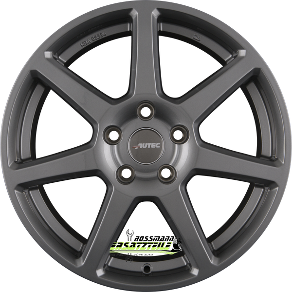 4X Autec Typ TE - Tallin ECE Titansilber 6.5X17 ET46 - LK5/112 ML57.1 Felge Alu-image