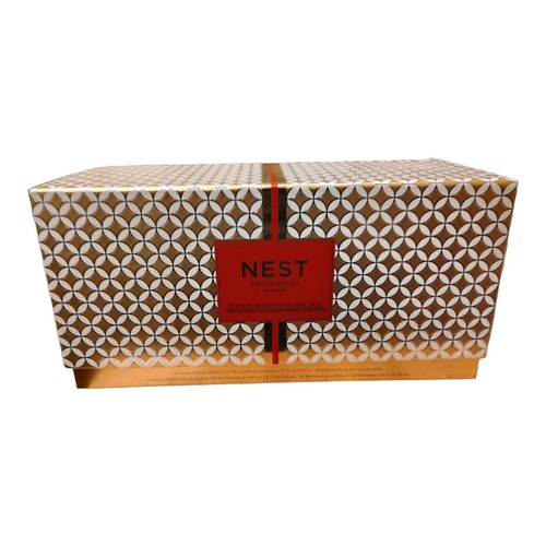 NEST REED DIFFUSER TRIO SPARKLING CASSIS, BIRCHWOOD PINE, HOLIDAY FAST