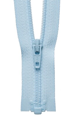 36 cm YKK leichter Reißverschluss aus offenem Nylon - babyblau - KOSTENLOSER VERSAND