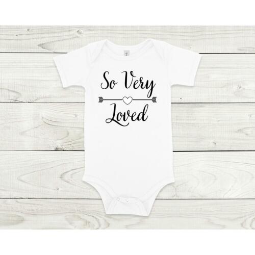 So Very Loved Baby Onesie - Funny Baby Onesie - Cute Baby Gift | eBay