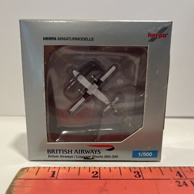 1:500 Herpa British Airways Airlines Shorts 360 300 Toy