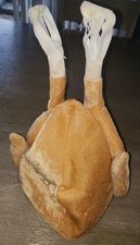 TURKEY HAT MEN WOMEN THANKSGIVING CHEF WEAR ONE SIZE PLUSH fun to wear!