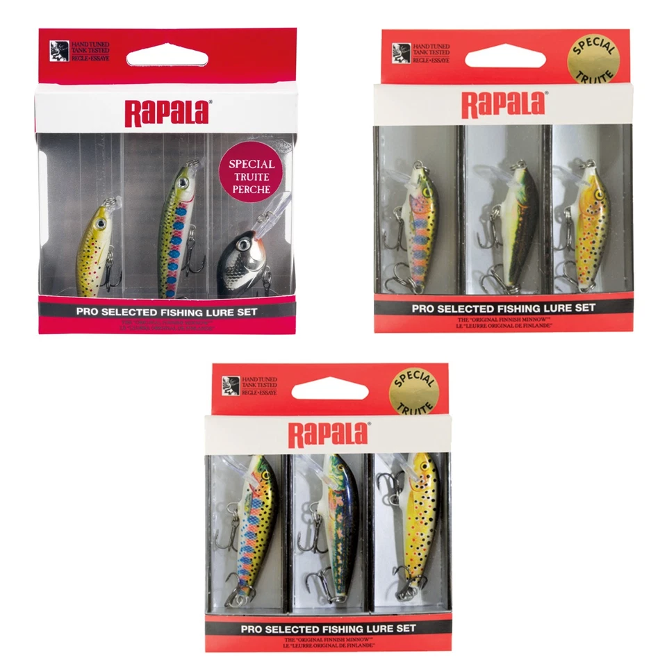 Rapala Truit Forellen Kit 3 Forellenwobbler Wobbler Ultra Light Forelle