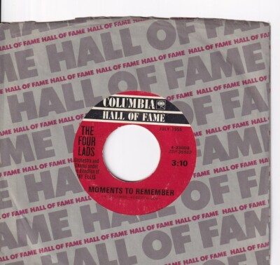 7'' Single - The Four Lads - Moments to remember
