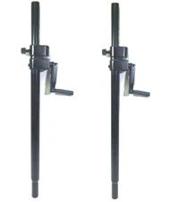 One Pair (2pcs) LASE 101 Speaker SUB Pole Mount  with folding Hand Crank