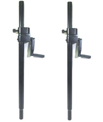 One Pair (2pcs) LASE 101 Speaker SUB Pole Mount with folding Hand Crank