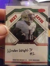 Winston Wright Jr 🔥 Next Level Signatures On Card Autograph 2024 Sage Auto