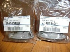 Subaru Genuine Impreza Wrx Sti Gda Clear Side Markers Lenses Lights Pair 2set