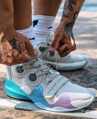 Li-Ning Way of Wade,Cotton Candy ABAP113_9 Professional Basketball Shoes, Sz 7.5