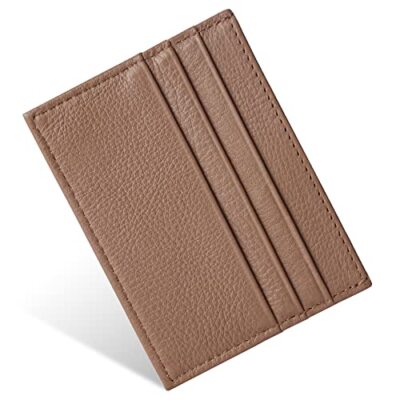 Credit Card Holder Wallet,RFID Blocking Leather Slim Wallet,Minimalist Wallet