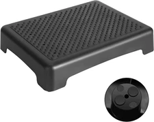 One Step Stool, Safety Step Platform for Senior Non-Slip Mobility Step BLACK TOP