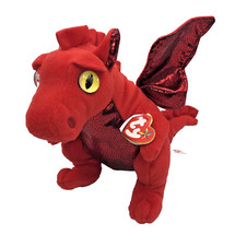 Ty Beanie Buddy FIRE the Dragon Great Wolf Lodge Magiquest Exclusive MWMT 10”