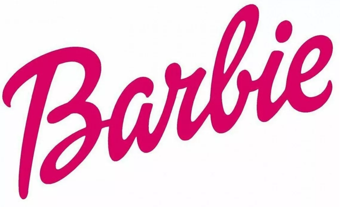Barbie iron on logo clearance
