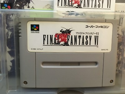 FINAL FANTASY VI 6 Boxed SNES SFC Nintendo Super Famicom JAPAN | eBay