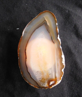 NIGHT LIGHT #19 - Brazilian Agate Stone Slice - Childs Bedroom, Hallway, Kitchen