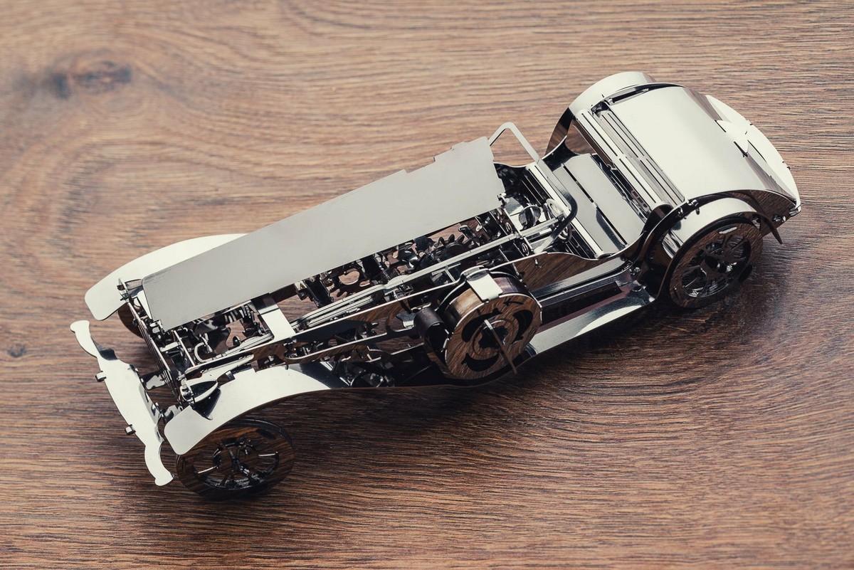 Mechanical Time for Machine metal puzzle Model Glorious Cabrio