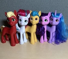 Lot of 5 My Little Pony G5 6.5 A New Generation Deputy Sprout,  Zipp Storm I 661