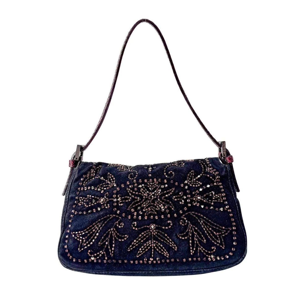 ハンドバッグ FENDI 'Mamma Baguette Small' handbag FENDI Small Mamma Baguette Bag | Brown | FARFETCH