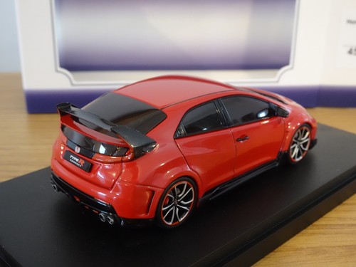 EBBRO HONDA CIVIC TYPE R CONCEPT 2014 FK2 MODELLO AUTO ROSSO 45234 1:43 - Foto 3 di 3