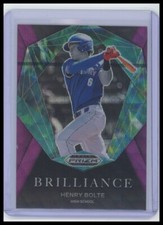 2022 Panini Prizm Draft Picks #BR-HB Henry Bolte Brilliance Prizms Purple Wave
