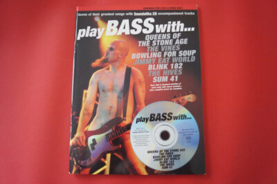 Play Bass with Queens of the Sone Age u.a. (mit CD) .Songbook Notenbuch .Vocal B
