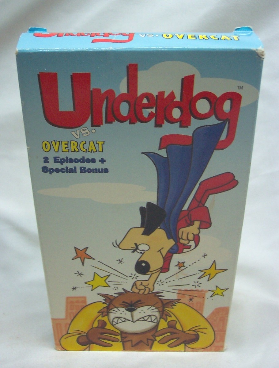 UNDERDOG VS. OVERCAT 1960s Cartoon VHS VIDEO Remastered